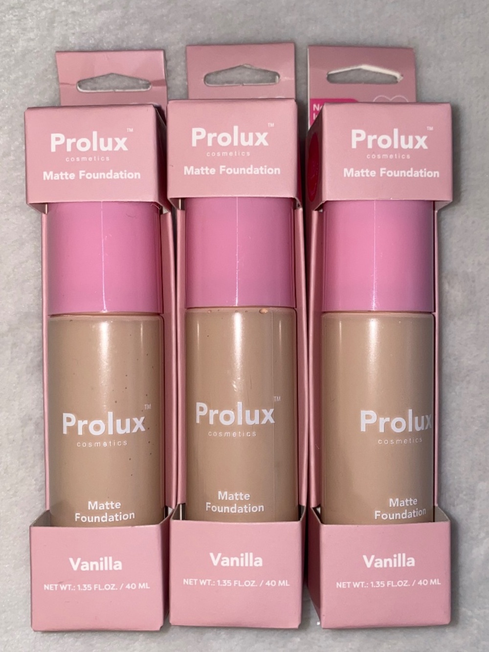 ProLux Foundation Set of 3 Shade Vanilla Viral Trendy Trending Concealer Makeup